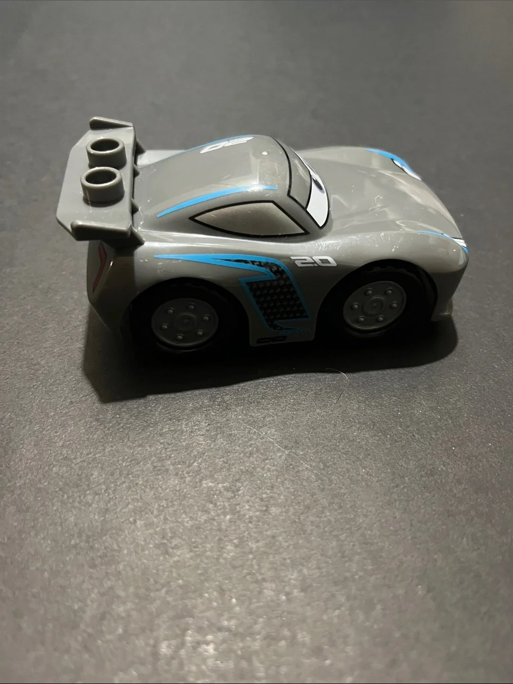 LEGO Duplo 2012 Disney Pixar Race Car Gray Jackson Storm